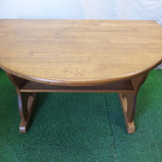 VILLAGE　ハーフムーンテーブル　パーラーウッド　木製テーブル　