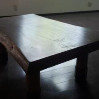 無垢テーブル:ブラウン