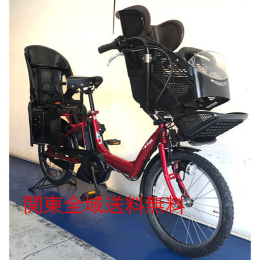 ヤマハ パスキッスミニ 20インチ 3人乗り 高年式 12.3ah 電動自転車