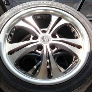 215/45R17 タイヤ・アルミホイール ４本セット 中古