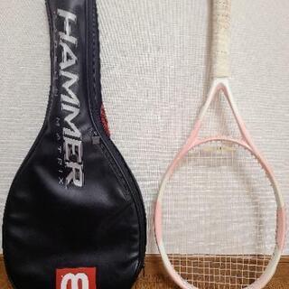 Wilson テニスラケット カバー付き ピンク色