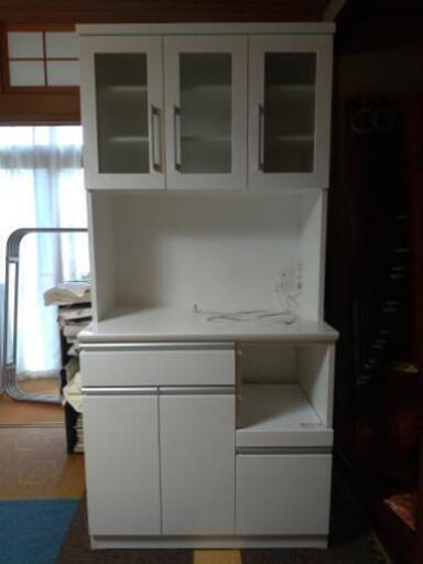 食器棚 幅90cm キッチンボード 5ヶ月使用 ニトリ