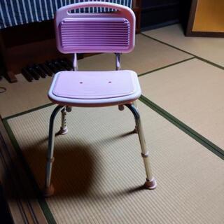 【新品】　お風呂椅子　ピンク