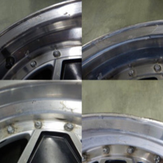 最終値下げ 15インチアルミホイール 4本セット 8J 4穴 PCD100 旧車