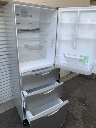 サンヨー 4ドア冷蔵庫 357L 2007年 - 冷蔵庫 