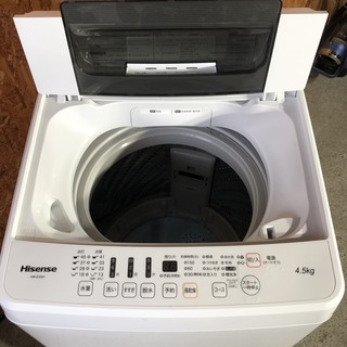 ハイセンス 2016年 4.5kg洗濯機