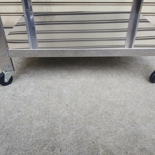 ステンレステーブル付 業務用 プロパンガス式 鉄板焼き グリラー テイクアウト出前 大量調理 お好み焼きそば 持ち帰り ハンバーグ グリドル