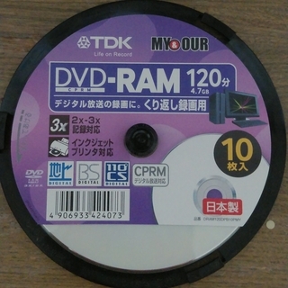 TDK DVD-RAM 120分 3倍速対応 (6枚)