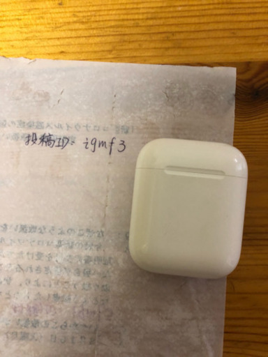 Apple Airpods第一世代を譲ります！！