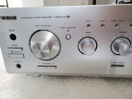 信頼 TEAC ステレオプリメインアンプ シルバー A-R630MKII-S - アンプ
