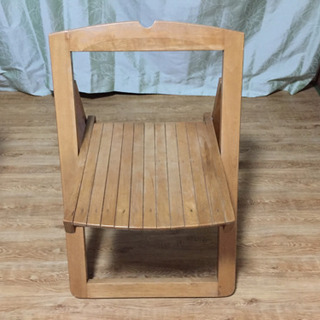 【値下げ】木製の折りたたみ椅子