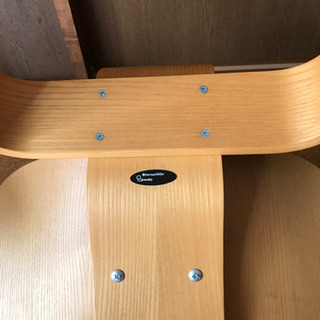 ハーマンミラー　イームズ　プライウッドダイニングチェア２脚