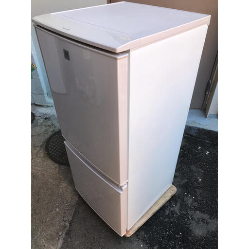 【最大90日補償】SHARP 2ドア冷凍冷蔵庫 SJ-PD14B-C 2016