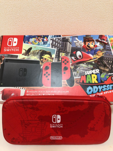 ✨お値下げしました バッテリー強化 任天堂switch マリオオデッセイ エディション 限定ケース付き✨