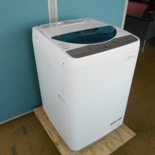 シャープ　全自動洗濯機　ES-FG45K-A『使用感あり』201...