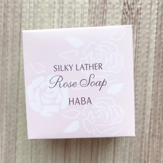 [新品]HABA 絹泡ローズソープ  洗顔・全身用石鹸