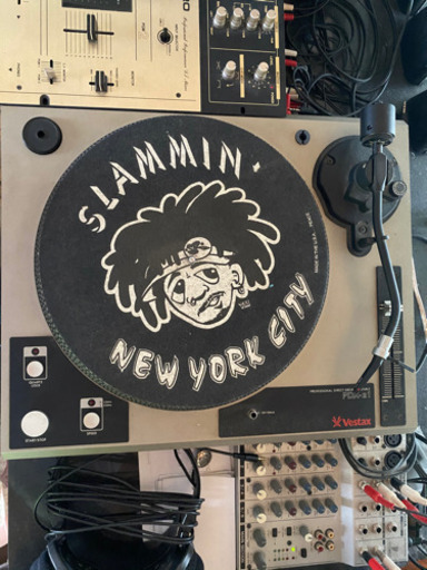 vestax ターンテーブル　DJ レコード　音楽