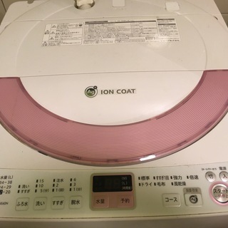 シャープ洗濯機(2014年製）ES-GE60 N 