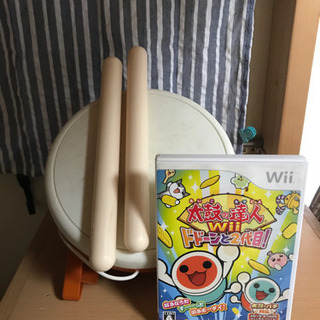 値下げ！　太鼓の達人Wii ドドンと2代目ソフト　+  太鼓とバ...