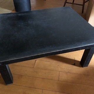 黒テーブル　座卓