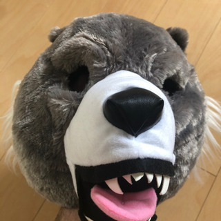 ハロウィン用の熊変装　マスク