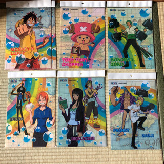 one piece クリアファイル7枚　新品未開封