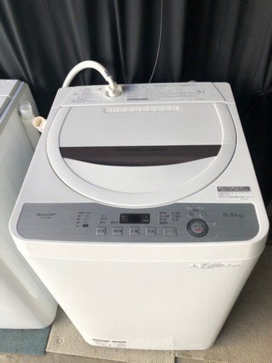 全自動洗濯機　シャープ　5.5kg  2018年