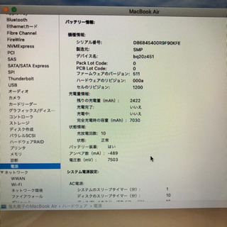 MacBook Air 2017 13インチ