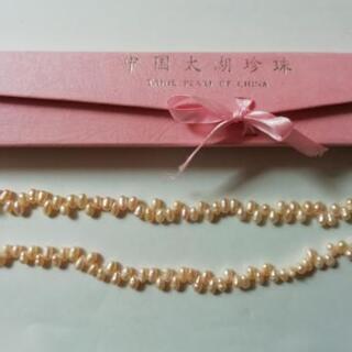 中国太湖珍珠　淡水パールネックレス
未使用品