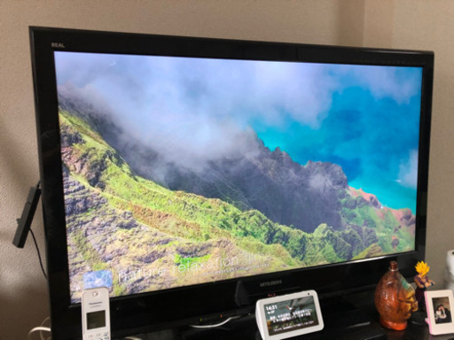 40インチ　三菱REAL  HDD内蔵液晶テレビ　fire TV 付き　手渡し限定