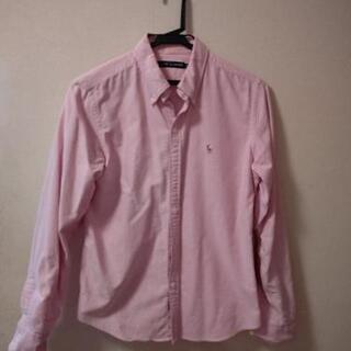 ラルフローレン、ピンクのシャツ(中古)11号