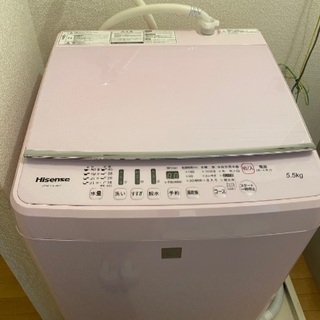 美品 5.5kg洗濯機
