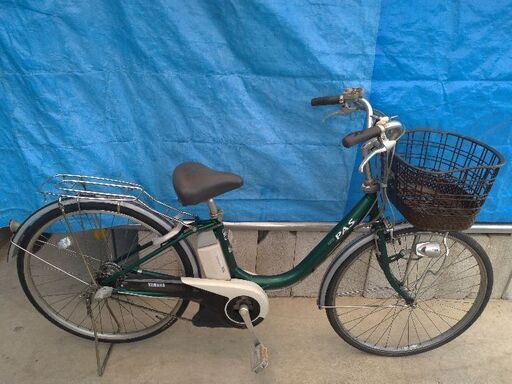 電動アシスト自転車ヤマハ PAS 3段 グリーン