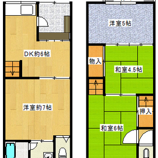 勝山北貸家