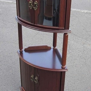 綾野製作所 コーナーラック 幅51cm 収納棚 ダークブラン アヤノ