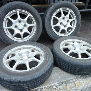 純正アルミ夏タイヤ 三菱用 ヨコハマ ECOS 155/65/R13 4本 2016年製