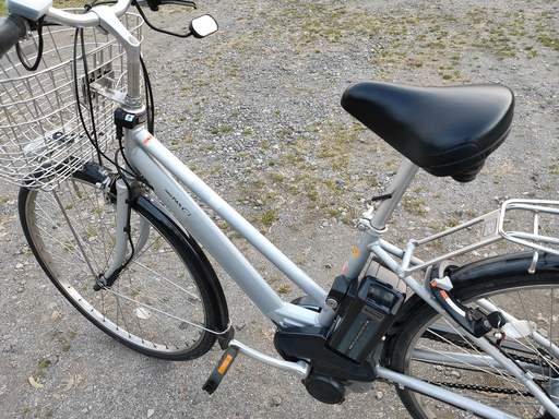❷5822子供乗せ電動アシスト自転車ブリヂストン20インチ良好バッテリー