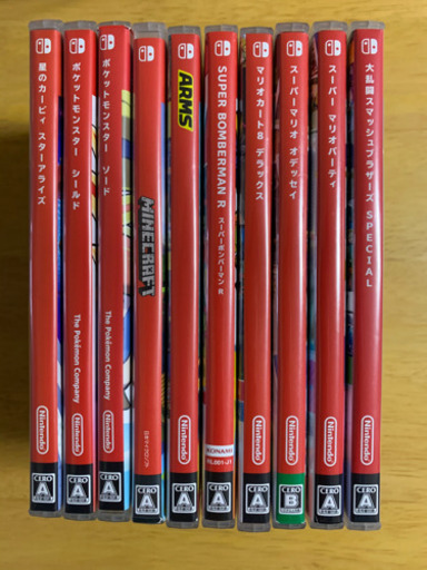 Switchセット バラ売り対応可 ※内容を最後まで確認の上で問い合わせ