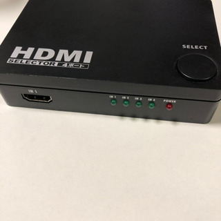 HDMIセレクター 4ポート 黒