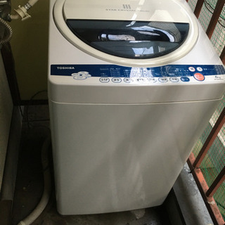 【引取希望】【積込積下手伝可】6.0kg洗濯機東芝AW-60GK
