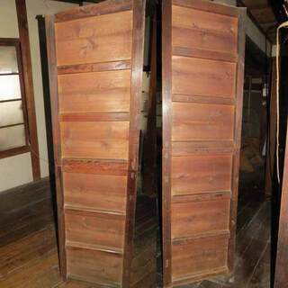 中古 食器戸棚　水屋戸棚　古民家 　幅１７３．８　　奥行４７．２　　高さ１７４．８　 （ｃｍ）　食器棚　戸棚　水屋