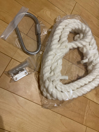 ターザンロープ 取付金具 カラビナのセット