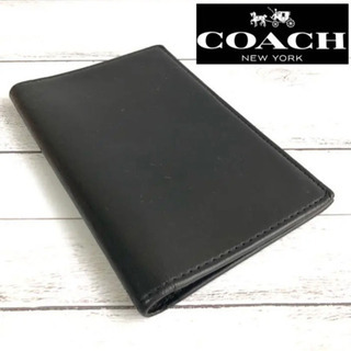 【ネット決済】【COACH】コーチ 手帳カバー 9×14 レザー 革製