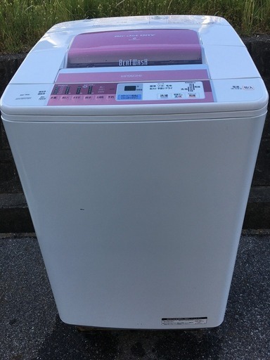 日立,洗濯機,BW-7MV,2012年製,7.0kg,中古,6ヶ月保障,東京都内近郊、名古屋市内近郊無料配送いたします