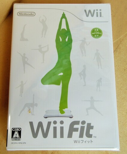 ☆NINTENDO 任天堂 ニンテンドー RVL-021 バランスWiiボード＆Wii Fit Wii フィット 体全体を動かして操作◆板状のゲームコントローラ
