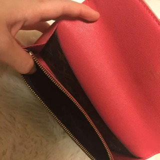 ポルトフォイユ　エミリー　ルイヴィトン　長財布　ピンク