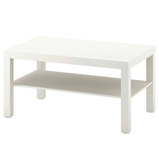 【新品】IKEA LACK ローテーブル　コーヒーテーブル　ホワイト