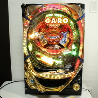 【名機！完動品】 CR牙狼魔戒閃騎鋼XX GARO オートリモコン キー付き 100V仕様 パチンコ実機