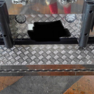 デコトラ リアステップ リアバンパー エルフ ステンレス