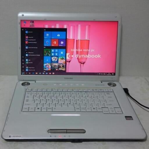 【M1857】極上 動作良好★高速 光沢★ サポート充実! 初心者OK 東芝 TOSHIBA TX/ 66/ 2コア/ 4GB/ 250GB/ 無線/ Win10/ Office2016 /Photoshop ノート パソコン